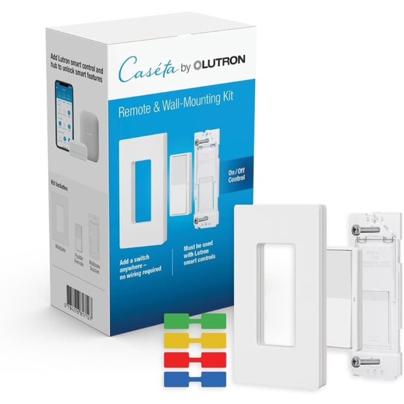 Lutron - Pico Paddle Remote Wall-Mounting Kit - White - Picture 1 of 11